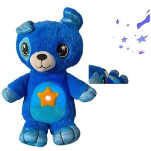Ontel Star Belly Dream Lites Plush Night Light Blue Cuddle Puppy Dog Projection